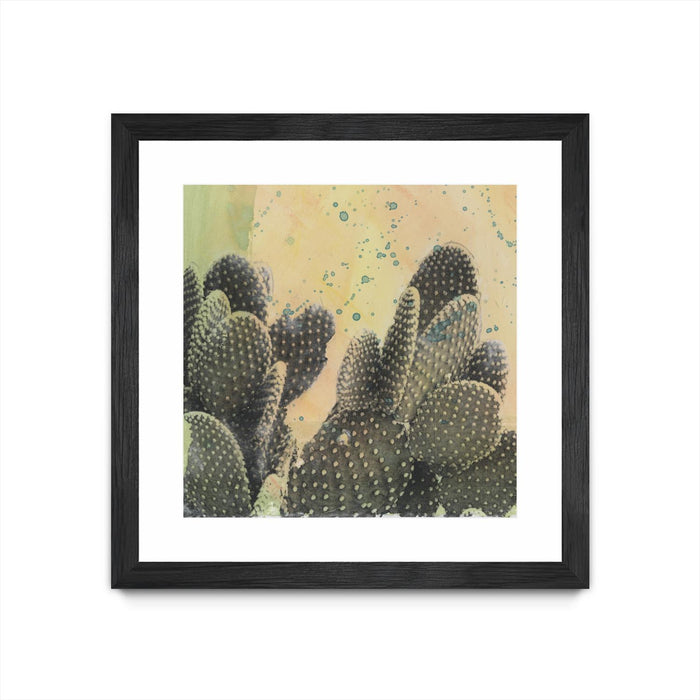 \"Desert Dreams Ii\" Matted and Framed Black 36x36 Wall Art