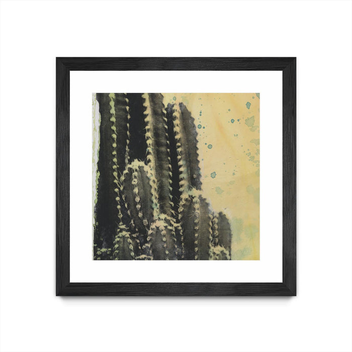 \"Desert Dreams Iv\" Matted and Framed Black 30x30 Wall Art