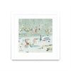 \"Summer Confetti Ii\" Matted and Framed White 30x30 Wall Art