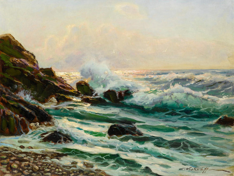 \"Main Seascape I\" Giant Art 72x54 Wall Art