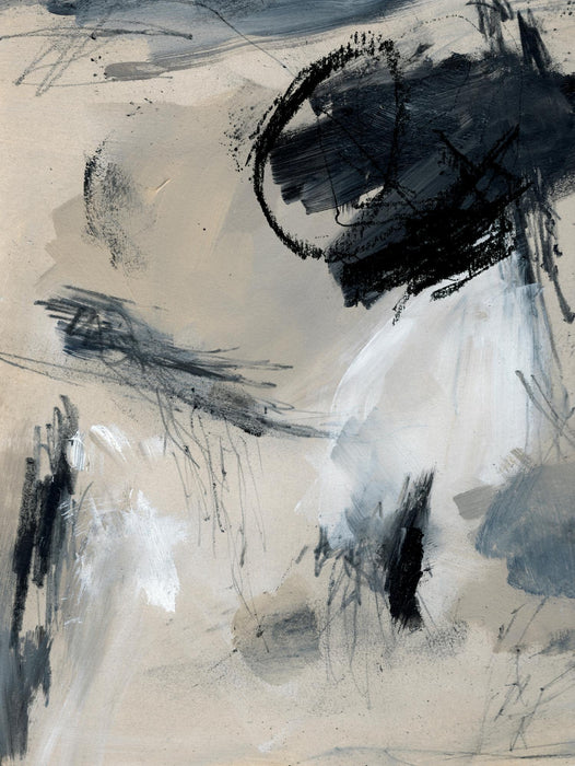 \"Scribble Abstract I\" Giant Art 72x54 Wall Art