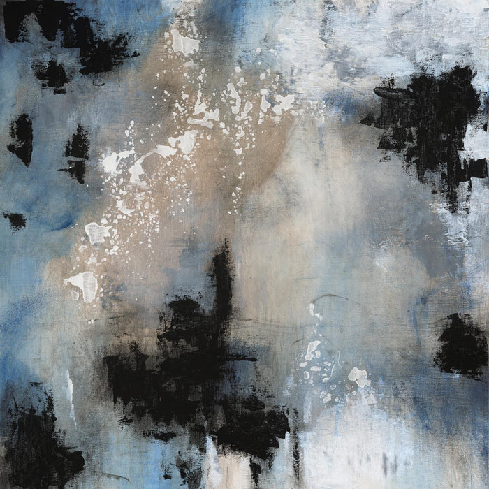 \"Embellished Shifting Motion Ii\" Giant Art 54x54 Wall Art