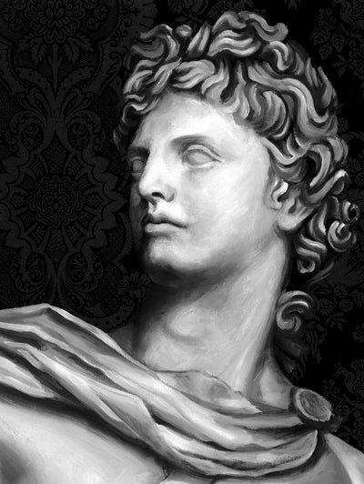 "Ornate Sculpture Ii" Giant Art 72x54 Wall Art