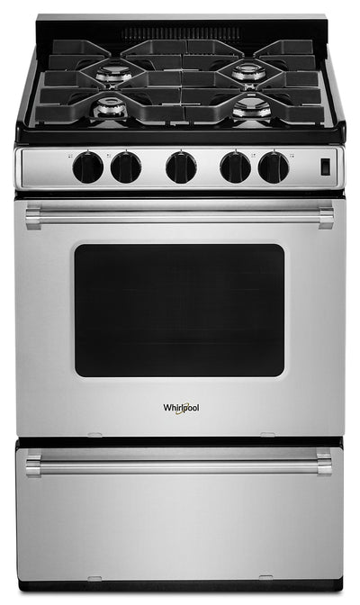 Whirlpool 24-Inch 3.0 Cu. Ft. Freestanding Gas Range - WFG500M4HS