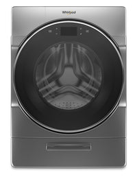 Whirlpool 5.8 Cu. Ft. Smart Front-Load High-Efficiency Washer - Chrome Shadow - Stackable - WFW9620H… 