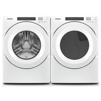 Whirlpool 5.0 Cu. Ft. Front-Load Washer and 7.4 Cu. Ft. Front-Load Dryer - White