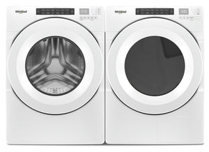 Whirlpool 5.0 Cu. Ft. Front-Load Washer and 7.4 Cu. Ft. Electric Dryer - White