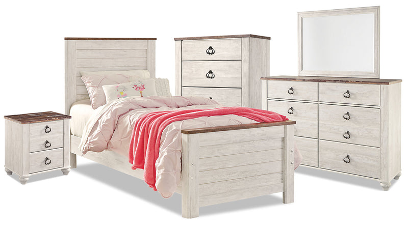 Willowton 7-Piece Twin Bedroom Package