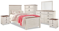 Willowton 8-Piece Twin Bedroom Package