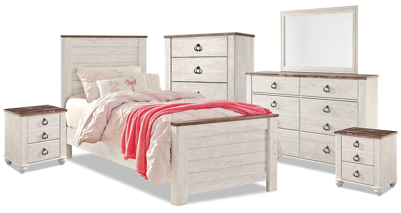 Willowton 8-Piece Twin Bedroom Package