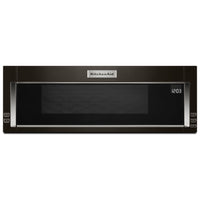 KitchenAid 1.1 Cu. Ft. Slim Over-the-Range Microwave with 950 Watts Cooking - Black Stainless Steel … 