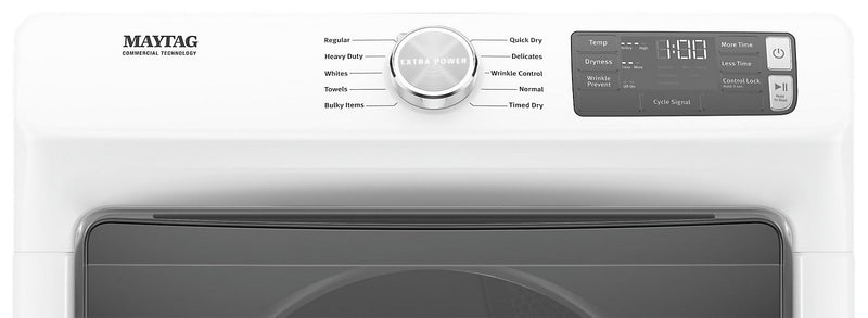 Maytag 7.3 Cu. Ft. Gas Dryer - White - Stackable - MGD5630HW