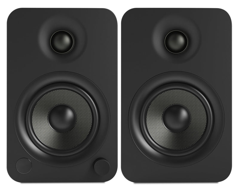 Kanto YU6 Powered Bluetooth Bookshelf Speakers with Phono Preamp for Turntable - YU6MB