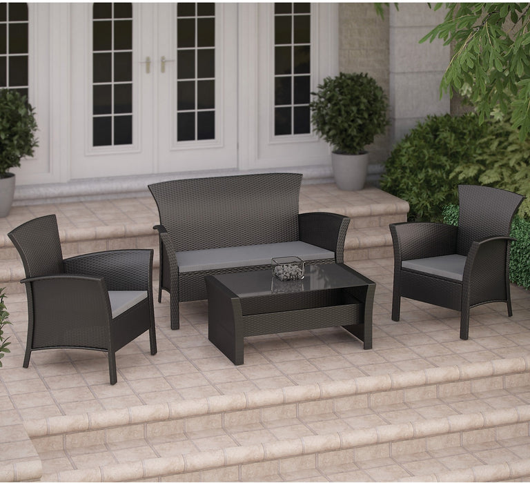 Cascade 4-Piece Conversation Patio Set