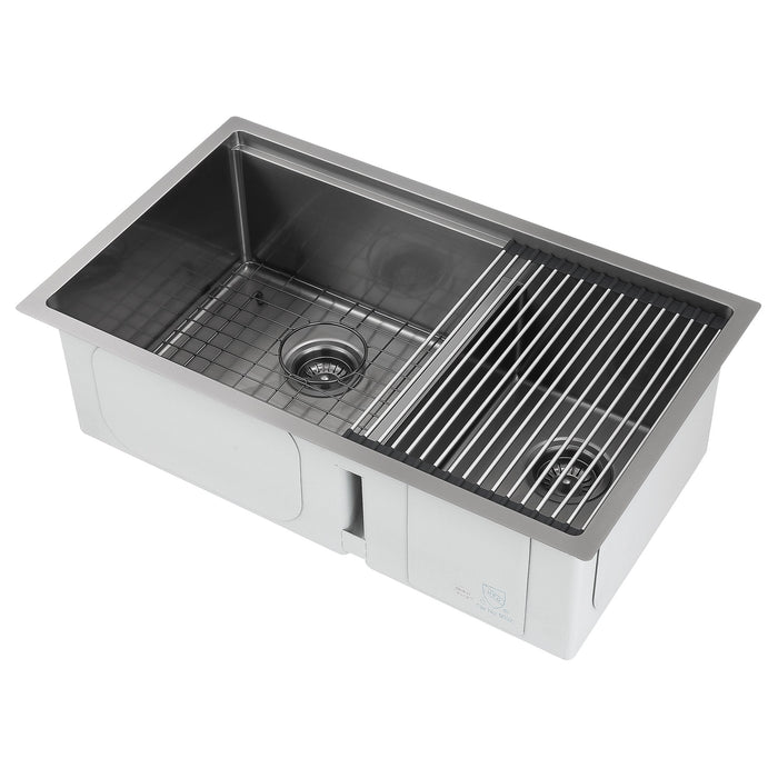 Ancona 32\" 60/40 Undermount Kitchen Sink - AN-3359