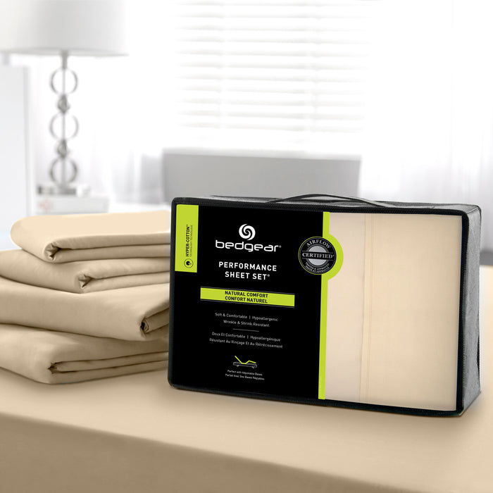 BEDGEAR Hyper-Cotton™ 3-Piece Twin XL Sheet Set - Champagne