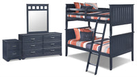 Leo 6-Piece Twin Bunk Bed Package