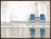 Acrylic Blue Chairs - 32