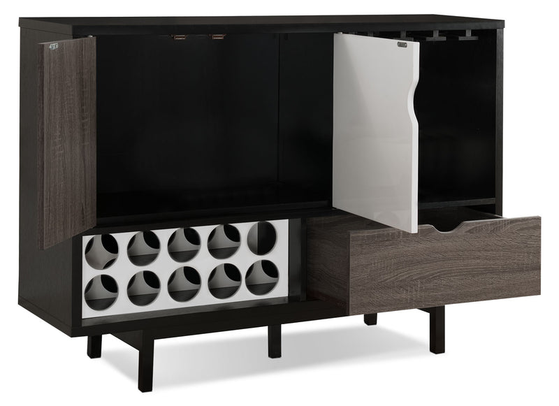 Perth Bar Cabinet with Wine Storage