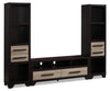 Glendale 3-Piece Entertainment Centre with Storage and Cable Management for TVs up to 65\"- Espresso