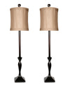 Coffee Bean 2-Piece Table Lamp Set