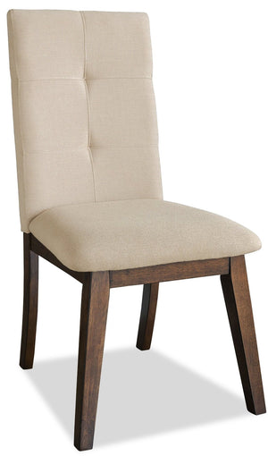 Chelsea Dining Chair with Linen-Look Fabric - Taupe