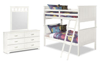Lulu 5-Piece Twin Bunk Bed Package