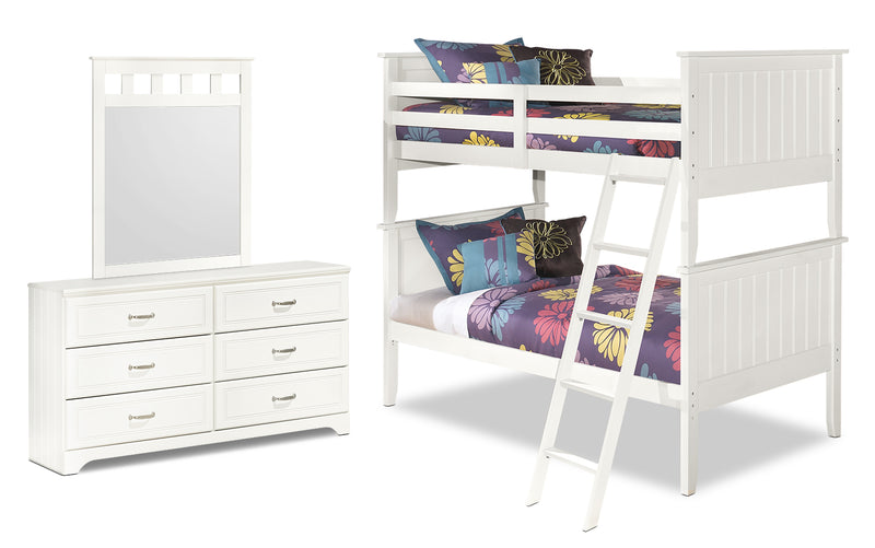 Lulu 5-Piece Twin Bunk Bed Package