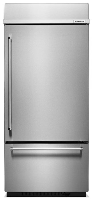 KitchenAid 20.9 Cu. Ft. Built-In Bottom-Mount Refrigerator – KBBR206ESS