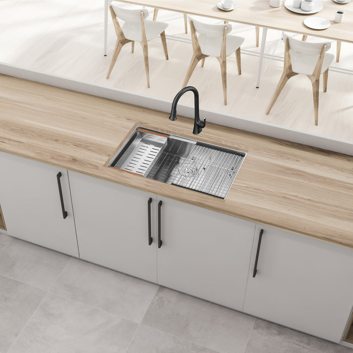 Ancona 30\" Undermount Workstation Kitchen Sink - AN-3372