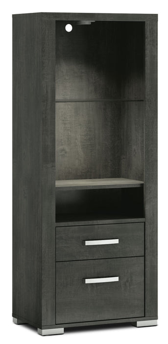 Allendale 3-Piece Entertainment Centre with 56\" TV Opening and Open Piers - Anthracite