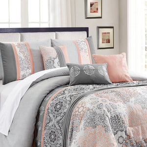 Dublin 7-Piece Queen Comforter Set 