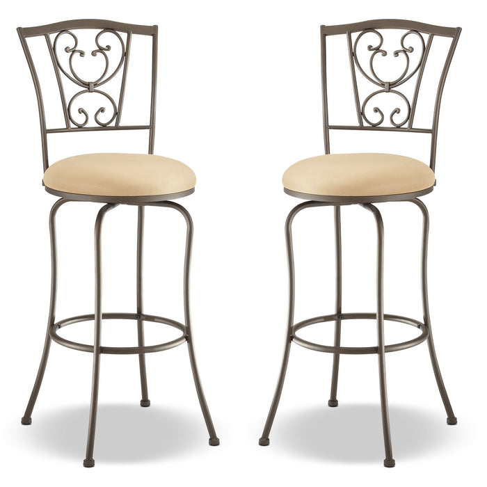 Concord Counter-Height Swivel Stool – Set of 2