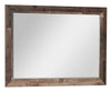 Derekson Bedroom Dresser Mirror - Grey