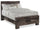 ["Derekson Panel Bed with Headboard & Frame, Grey - Full Size"]