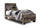 ["Derekson Panel Bed for Kids, Grey - Twin Size"]