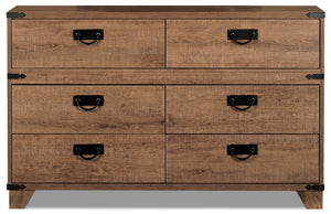 Driftwood 6-Drawer Dresser for Kids, 48.58