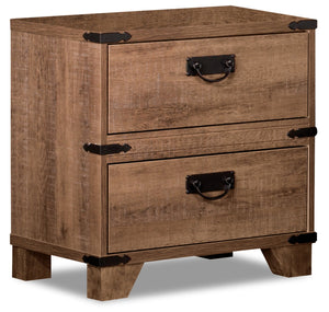 Driftwood 2-Drawer Nightstand for Kids, 21