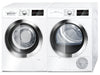 Bosch 800 Series 2.2 Cu. Ft. Compact Washer and 4.0 Cu. Ft. Condensation Dryer - White