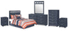 Leo 6-Piece Full Panel Headboard Package