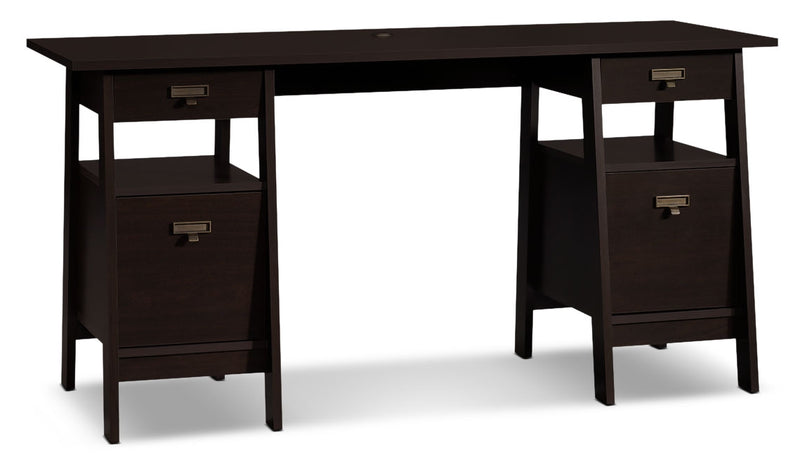 Stockbridge 59\" Desk – Jamocha Wood