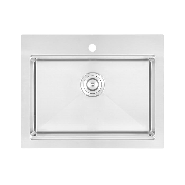 Ancona 25\" Drop-In Workstation Kitchen Sink - AN-3126