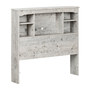 Aviron Twin Bookcase Headboard - Seaside Pine