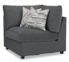 Evolve Linen-Look Fabric Modular Corner Chair - Charcoal