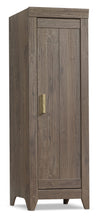 Adept Narrow Storage Cabinet - Fossil Oak