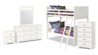 Lulu 7-Piece Twin Bunk Bed Package