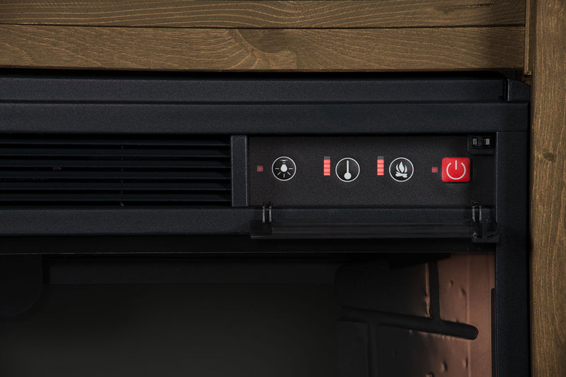 Bryson 59\" TV Stand with Log Firebox – Sorel
