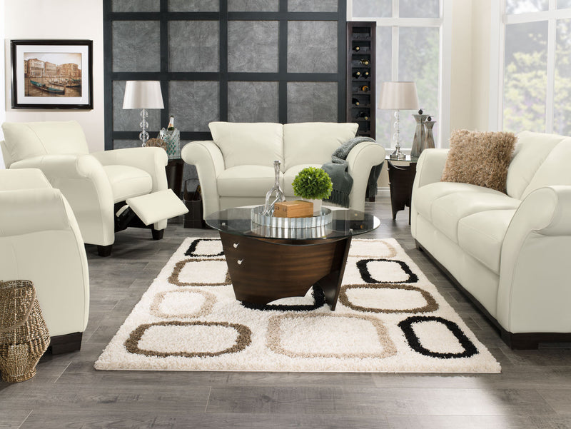 Shaggy Geometric Area Rug – 5' x 8'