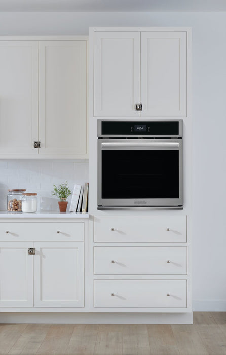 Frigidaire Gallery 27\" 3.8 Cu. Ft. Electric Single Wall Oven with Total Convection - Smudge-Proof® Stainless Steel\t - GCWS2767AF