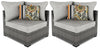 Salem Patio Corner Chairs, Set of 2